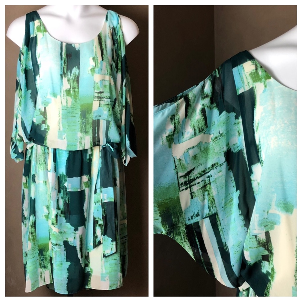 DKNYC Cold Shoulder Dress Plus Size 3X